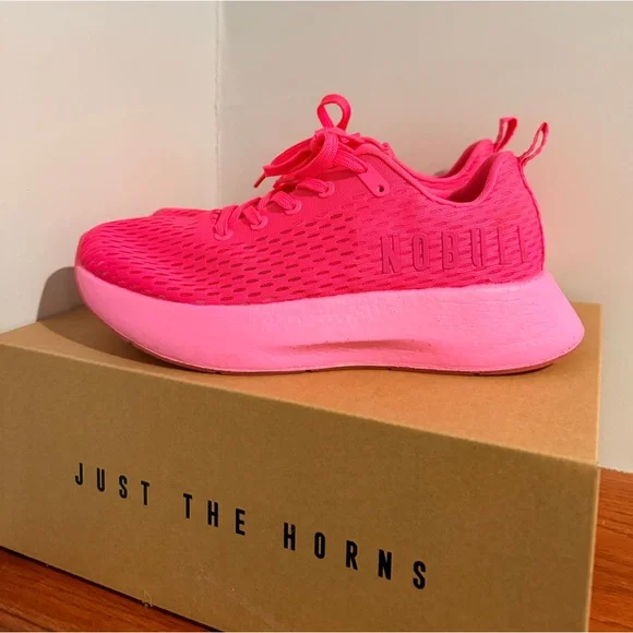 NOBULL Neon Pink Running Shoes - Picture 2 of 8
